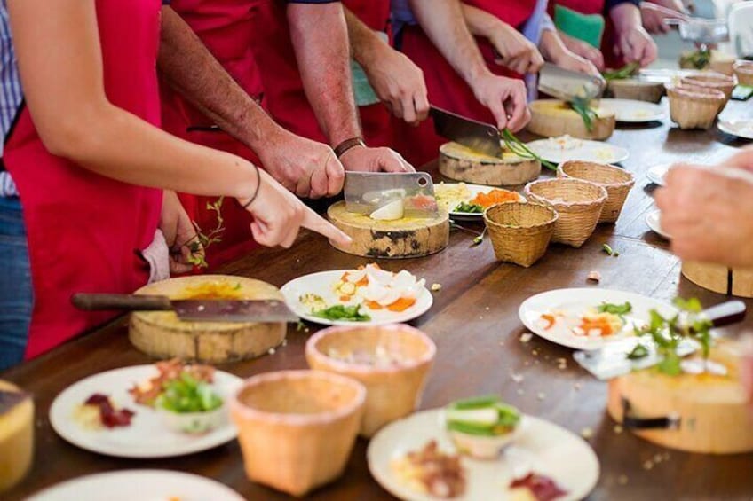 Santorini Cooking Class with Wine Tasting