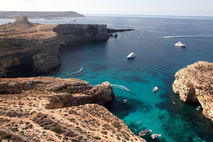 Half day Cruise - Comino, Gozo, Blue & Crystal Lagoon, and Caves 