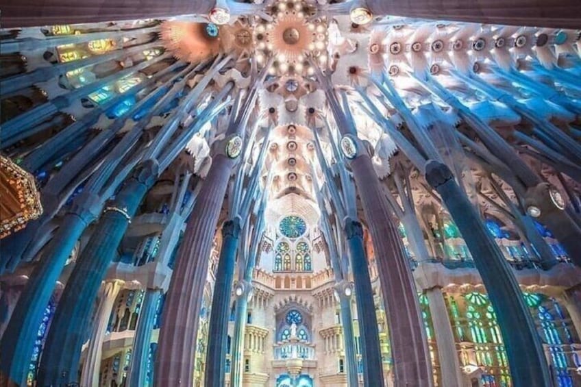 Wonders of Gaudi: Park Guell & Sagrada Familia Private Tour