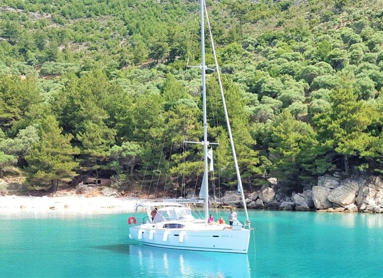 Thassos Island: Sailing Day Cruise Beer & Snack