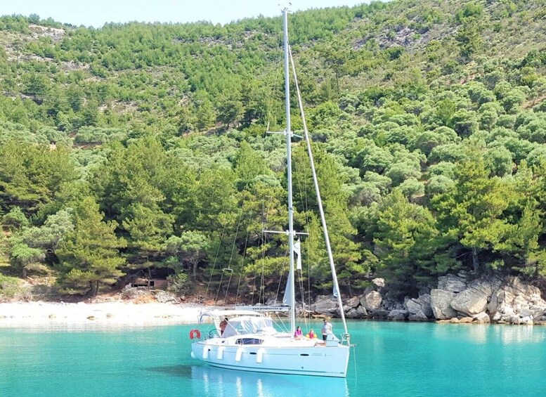 Thassos Island: Sailing Day Cruise Beer & Snack