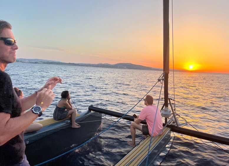 Picture 7 for Activity Sunset Sailing Yoga Experience