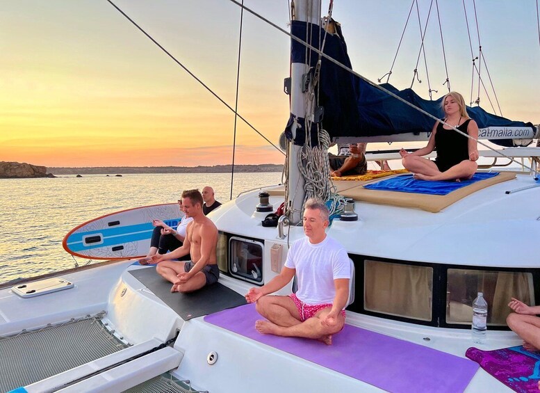 Picture 9 for Activity Sunset Sailing Yoga Experience