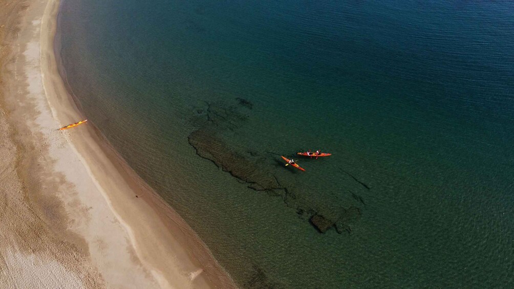 Picture 1 for Activity Naxos: Rhina Cave and Coastline Sea Kayaking Tour