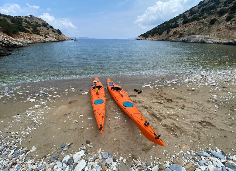 Picture 17 for Activity Naxos: Rhina Cave and Coastline Sea Kayaking Tour