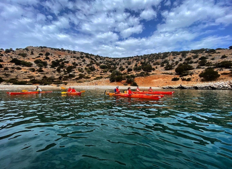 Picture 12 for Activity Naxos: Rhina Cave and Coastline Sea Kayaking Tour