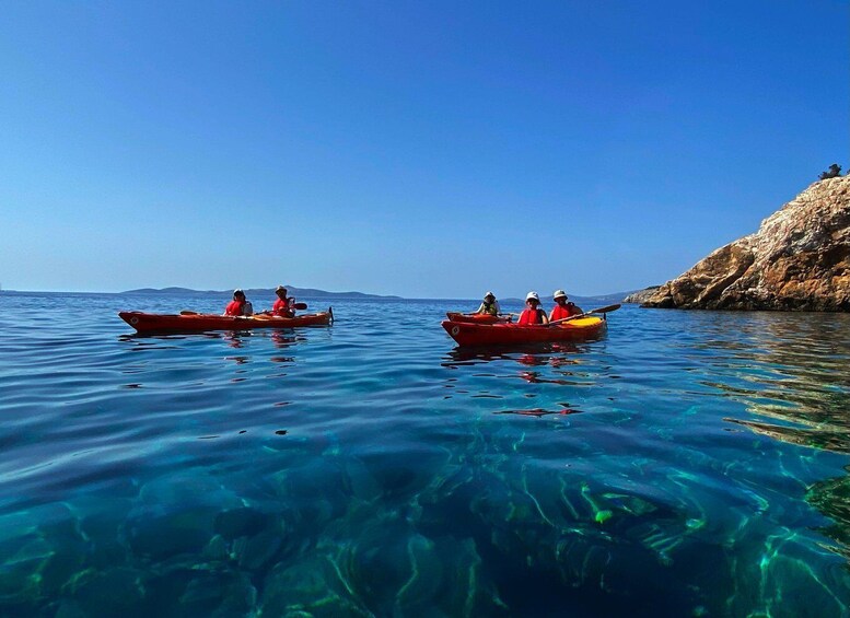 Picture 11 for Activity Naxos: Rhina Cave and Coastline Sea Kayaking Tour