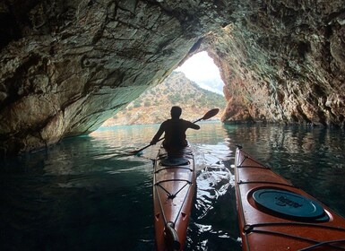 Naxos: Rhina Cave and Coastline Sea Kayaking Tour