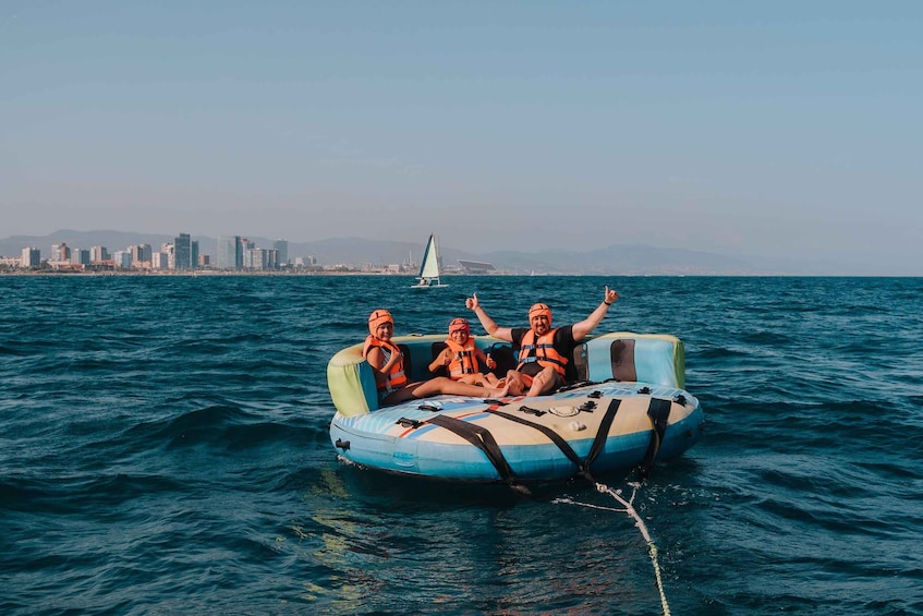 Picture 5 for Activity Barcelona: Inflatable Water Tube Ride at Port Olímpic