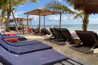 Costa maya: Experiencia Club de Playa + masaje relajante