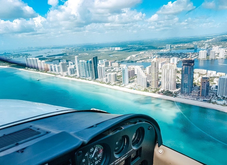 Picture 1 for Activity Miami Beach: South Beach Private Airplane Tour with Drinks