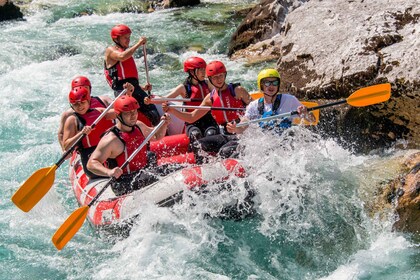 Bovec: Rafting Adventure On Soča River with Hotel Transfers