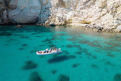 Cagliari: Zodiac Boat Tour, 3-4 SwimStops, Wine & Snorkeling