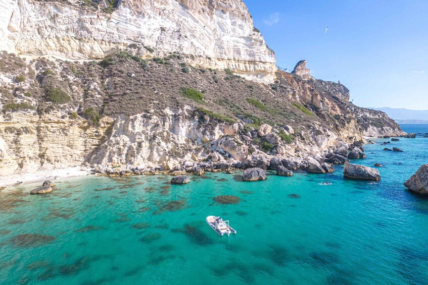 Picture 1 for Activity Cagliari: Zodiac Speedboat Tour with 3 Stops for Snorkeling