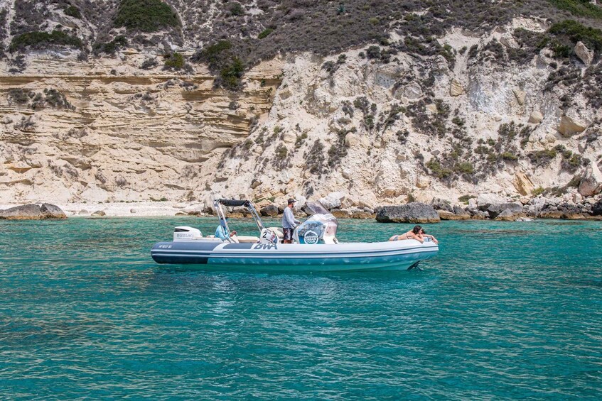 Picture 8 for Activity Cagliari: Zodiac Speedboat Tour with 3 Stops for Snorkeling