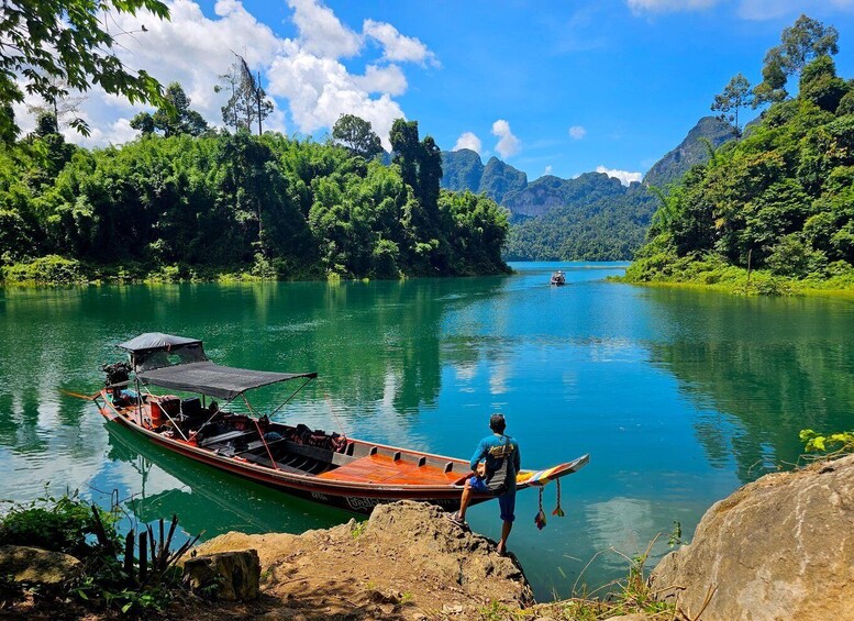 Picture 2 for Activity Khao Sok: Private Longtail Boat Tour at Cheow Lan Lake