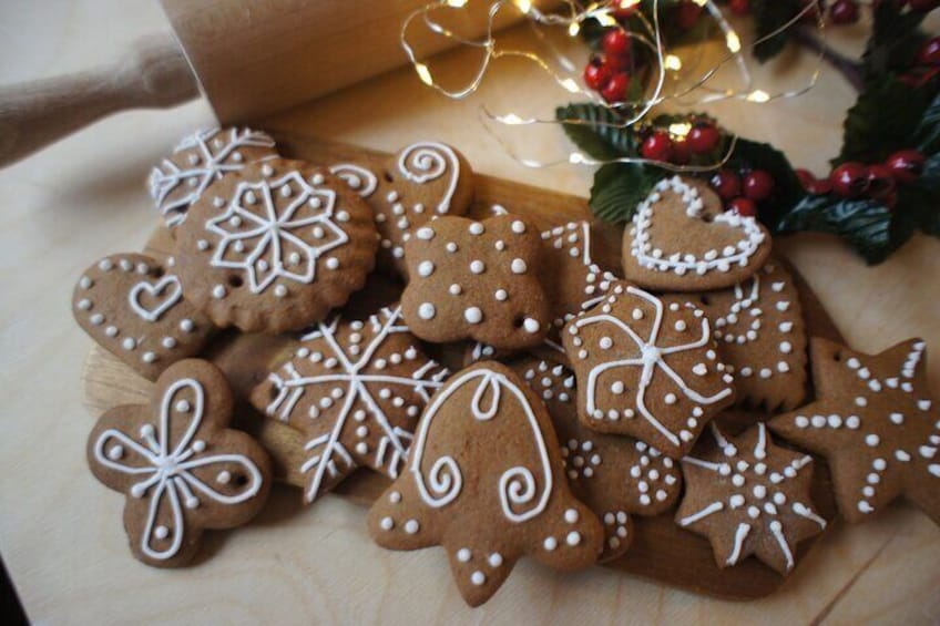 Christmas Gingerbread Cookies Baking and Decorating Workshop