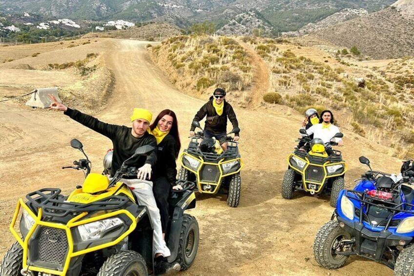 2 hours guided Quad tour in Mijas, Malaga.