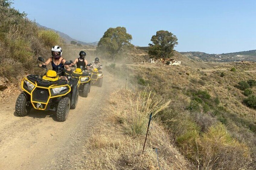 2 hours guided Quad tour in Mijas, Malaga.