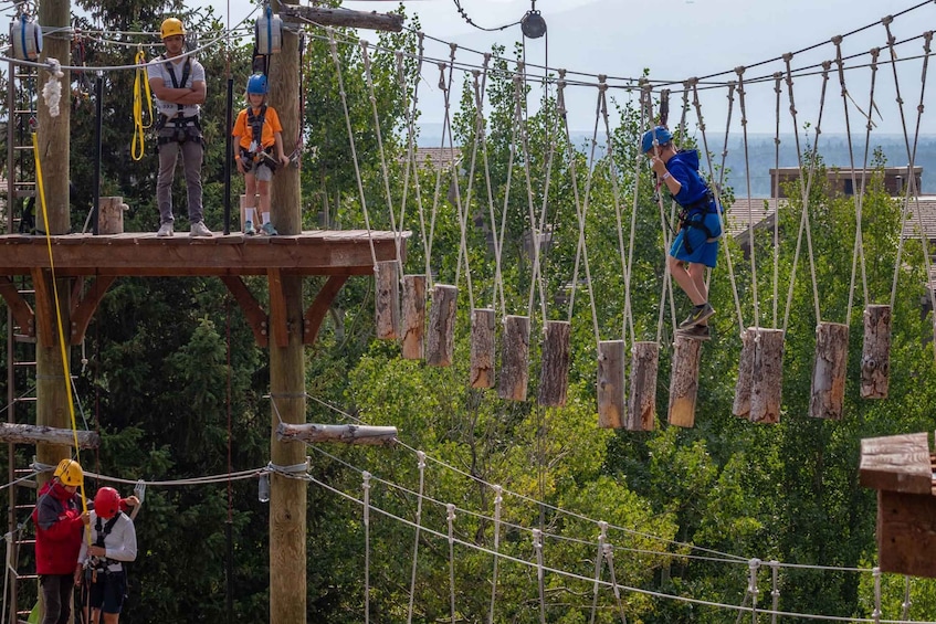 Teton: Jackson Hole Mountain Resort Aerial Ropes Course