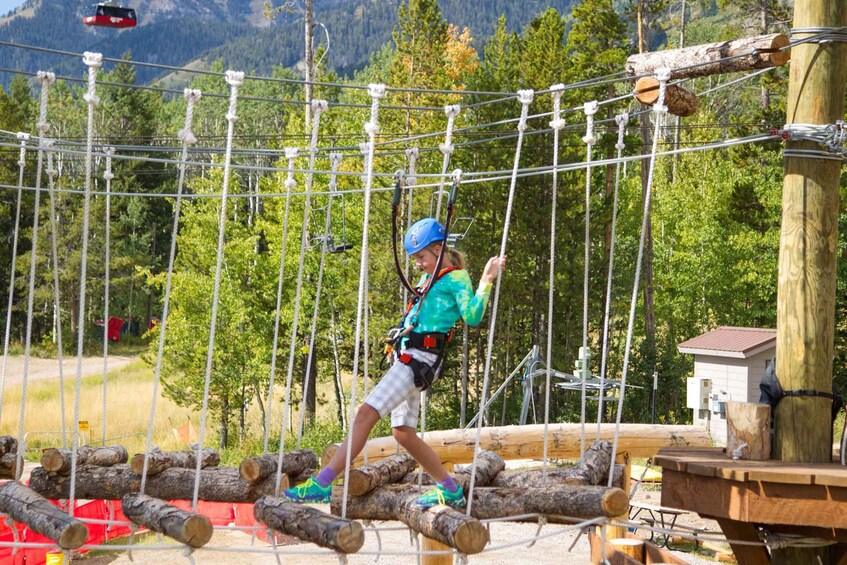 Picture 3 for Activity Teton: Jackson Hole Mountain Resort Aerial Ropes Course