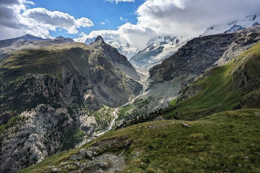 Klein Matterhorn and glacier trail private full day hike