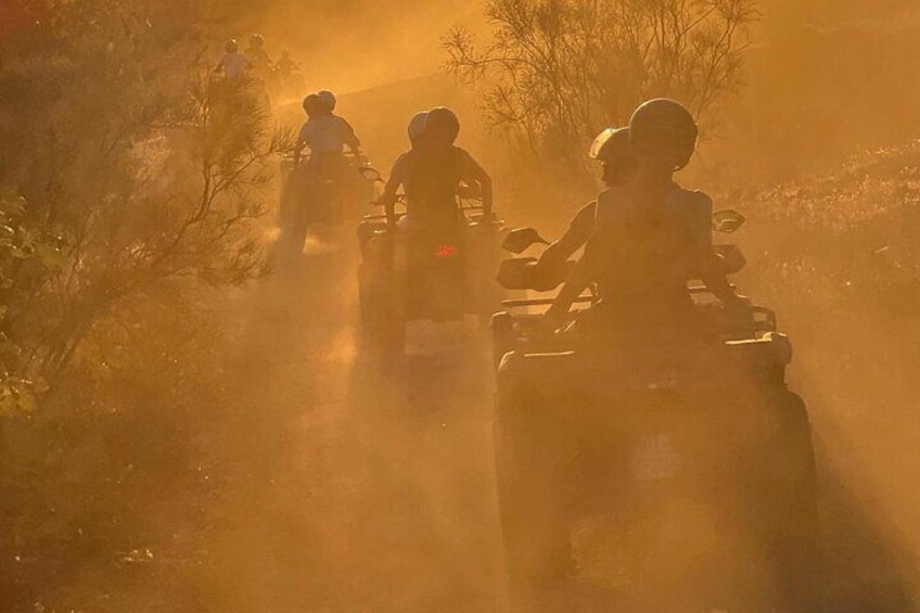 Quad tour on the Etna volcano