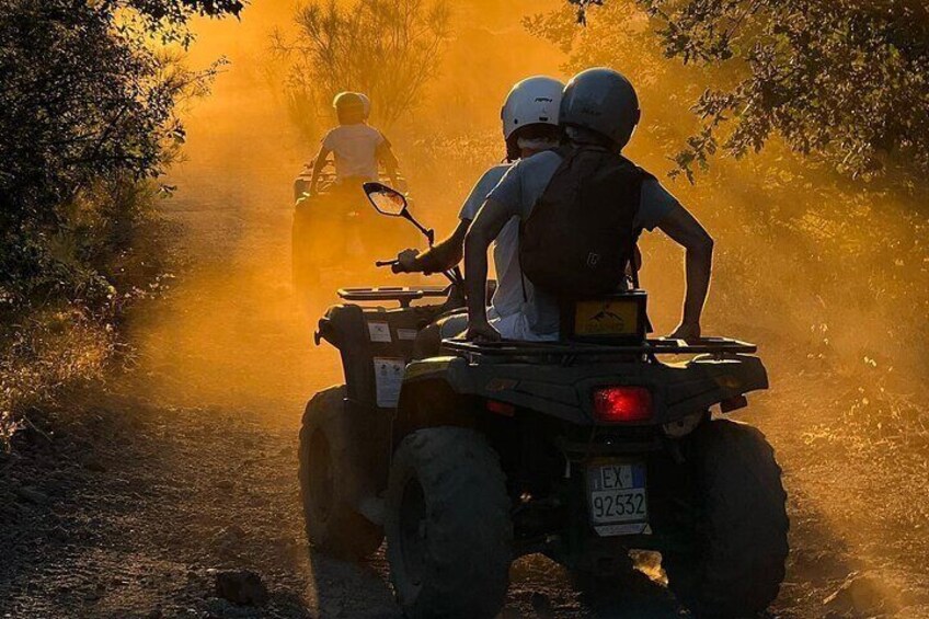 Quad tour on the Etna volcano