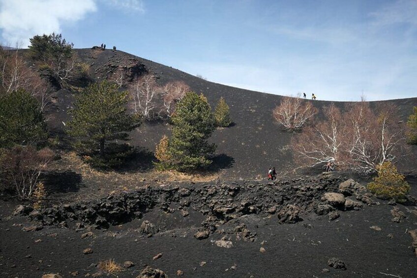 Quad tour on the Etna volcano