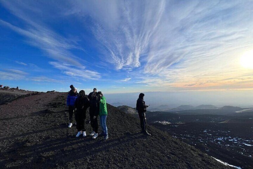 Quad tour on the Etna volcano