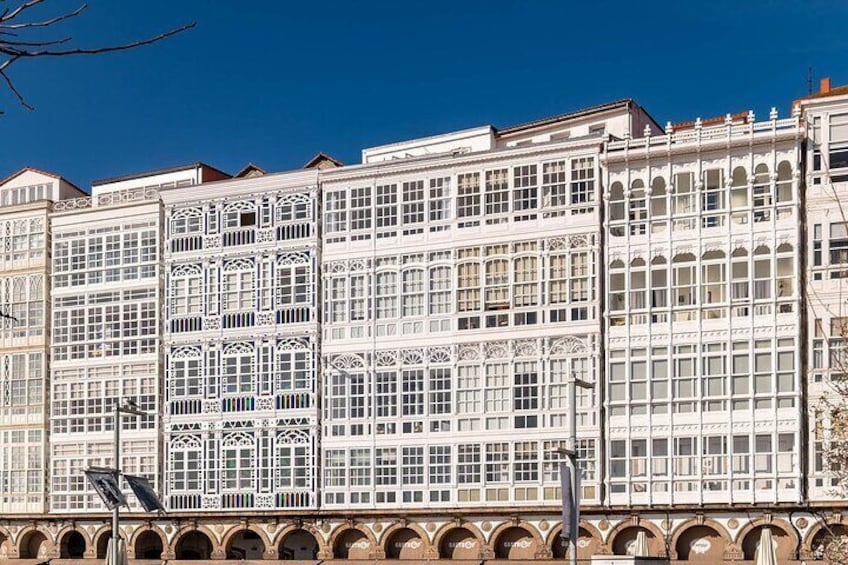 Recorrido Ciudad Vieja de A Coruña,