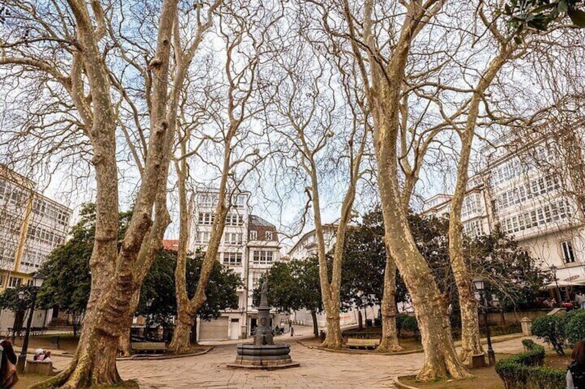 Recorrido Ciudad Vieja de A Coruña, 