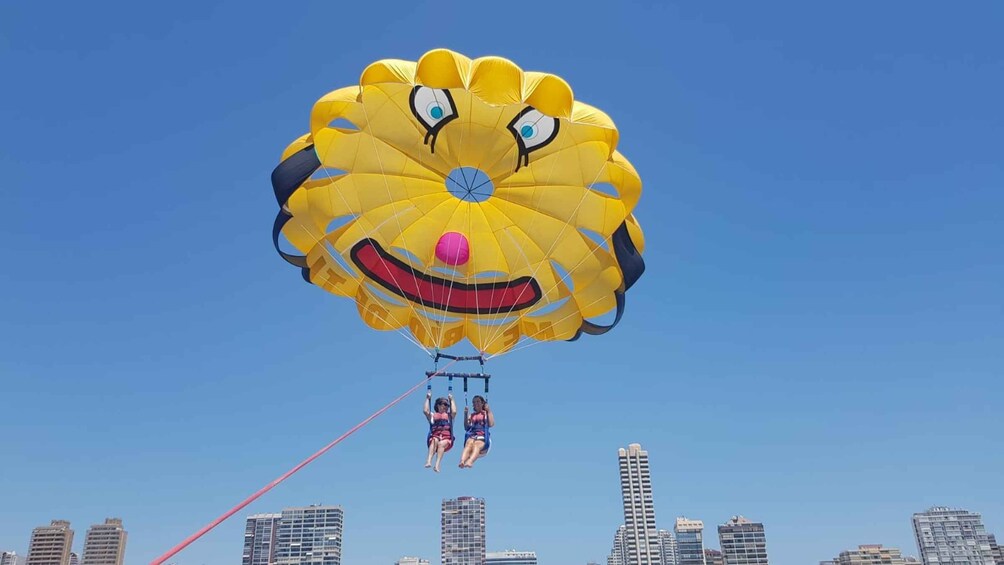 Picture 2 for Activity Benidorm: Parasailing Boat Trip with Costa Blanca Views