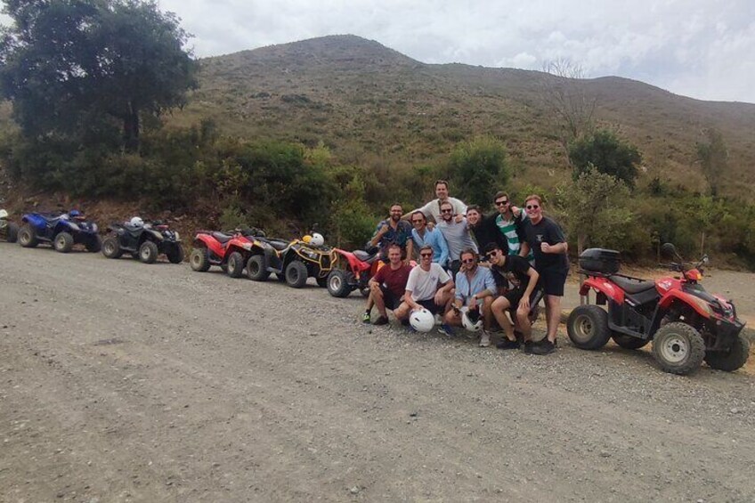 3 hours guided adventure on Quads/ATV's in Mijas, Málaga