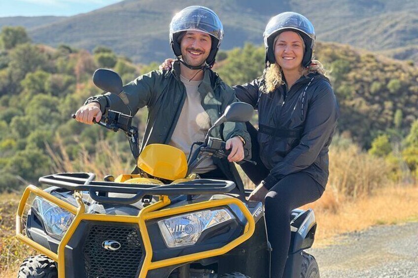 3 hours guided adventure on Quads/ATV's in Mijas, Málaga