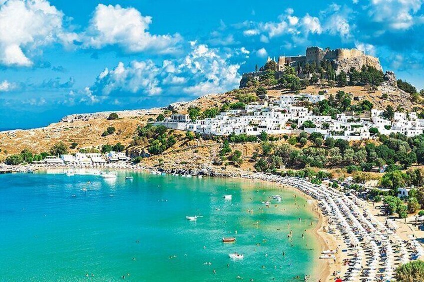 PRIVATE RHODES TOUR + Lunch Stop & WINE/OLIVE OIL Tasting