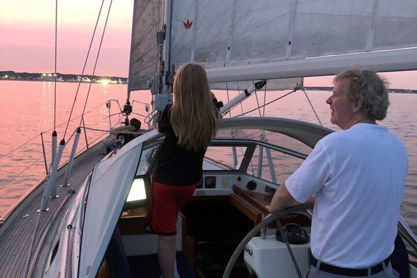 Sunset Sailing Experience in Maine