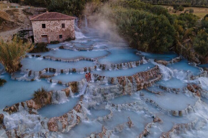 from Civitavecchia: Saturnia natural hot springs experience