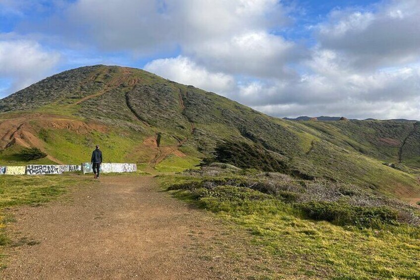 Hiking along Pacifica State Beach Coastline