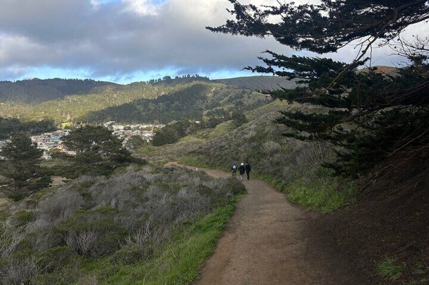 Hiking along Pacifica State Beach Coastline