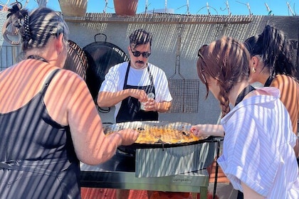 Paella Master Class in a Charming Rooftop Kitchen