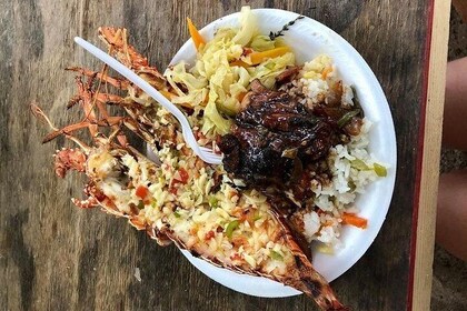 Negril Lobster Lunch on Booby Cay & Snorkeling To a Sunken Cannon