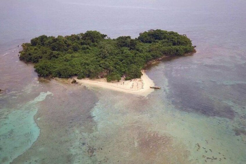 Booby cay island