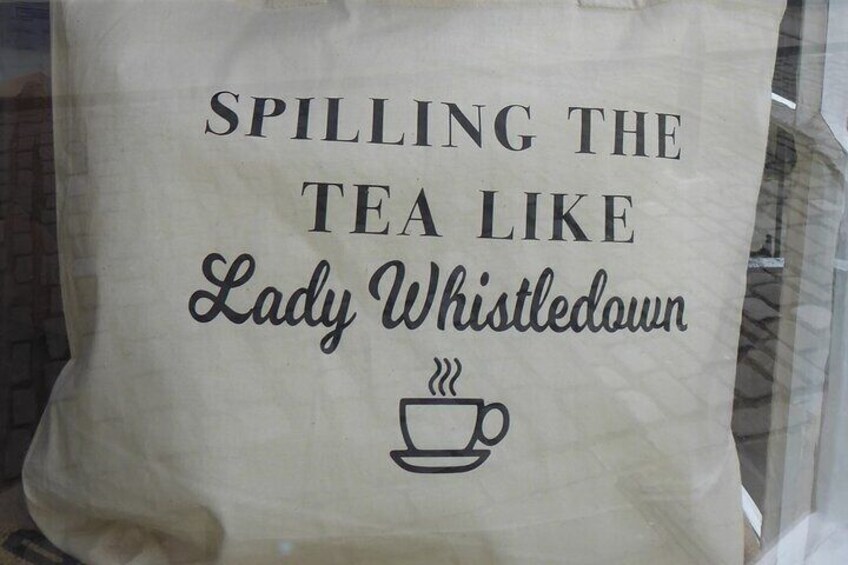 During the tour hear gossip and scandals that Lady Whistledown would have loved!