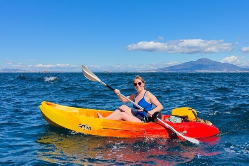 Kayak tour from Sorrento to Bagni Regina Giovanna