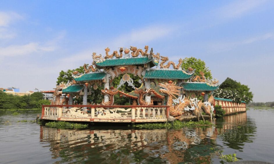 Luxury Speed Boat to Phu Chau Temple Binh Quoi Village Afternoon Tour