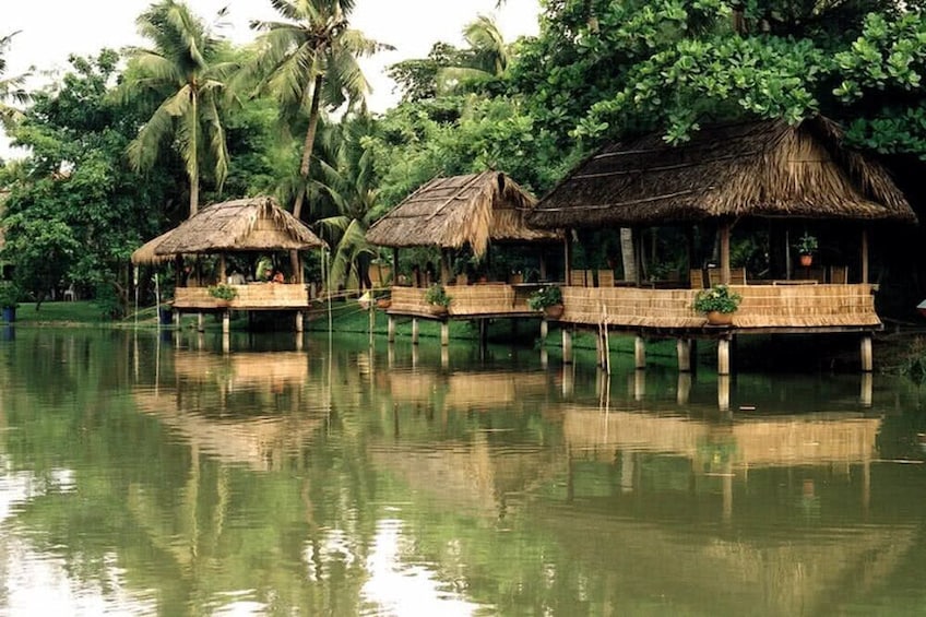 Luxury Speed Boat to Phu Chau Temple Binh Quoi Village Afternoon Tour