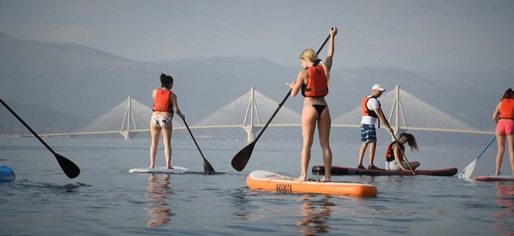 Picture 1 for Activity Lefkada: Guided Half-Day Island Stand-Up Paddleboarding Tour