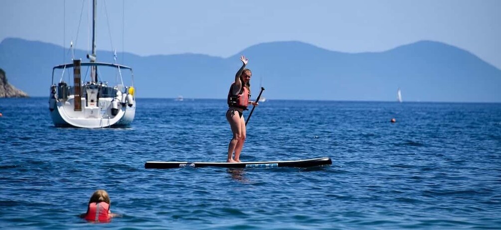 Lefkada: Guided Half-Day Island Stand-Up Paddleboarding Tour