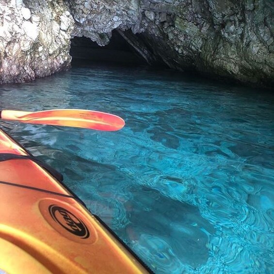 Picture 2 for Activity Lefkada: Agios Ioannis & Papanikolis Cave Kayak Tour